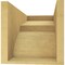 Ekena Millwork 9"W x 18"D x 9"H Wide Monterey Rough Cedar Woodgrain TimberThane Corbel, Primed Tan CORUR09X18X09MONRCPR - alternate 6